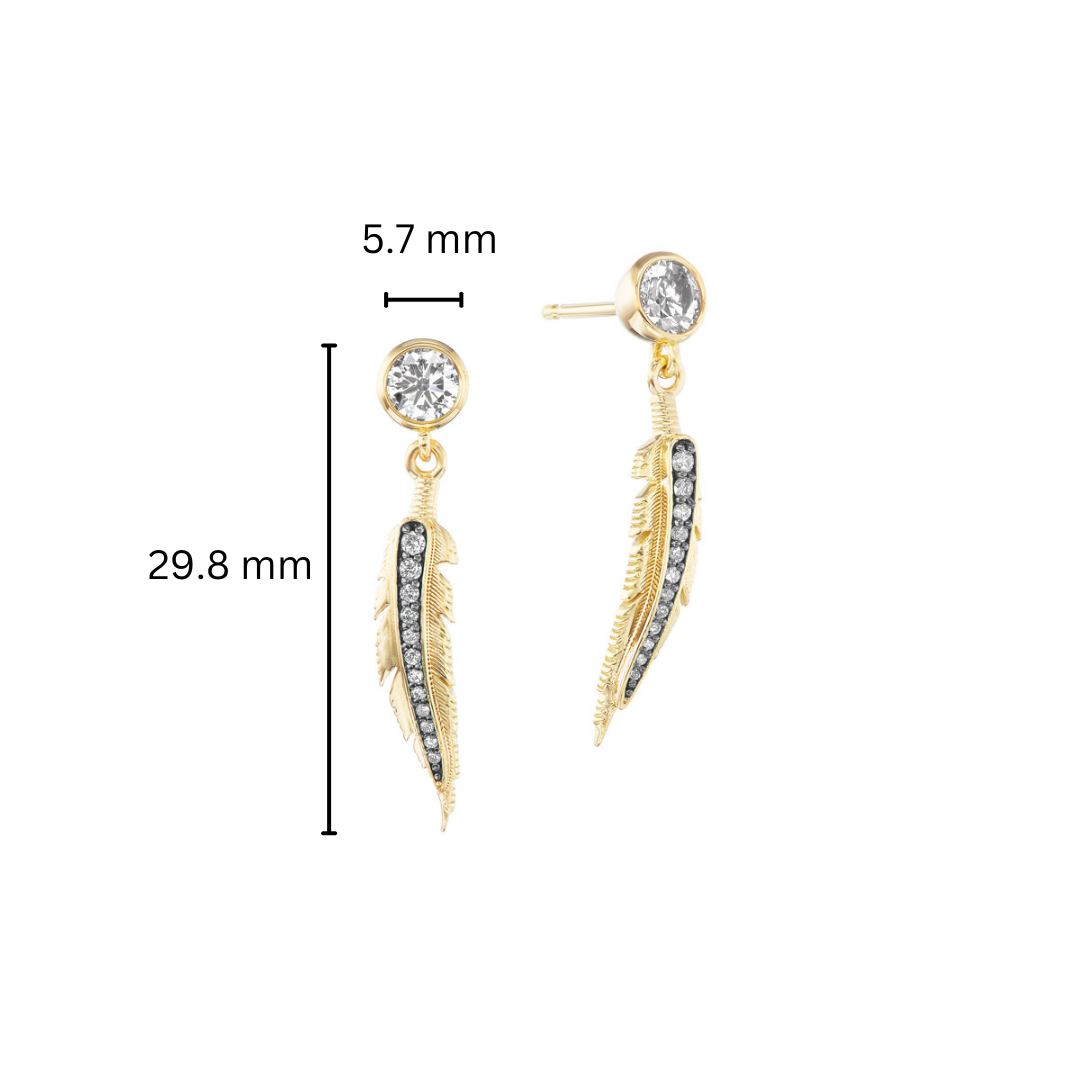 Nighthorse Jewelry. Ben Nighthorse Campbell. Diamond earrings.