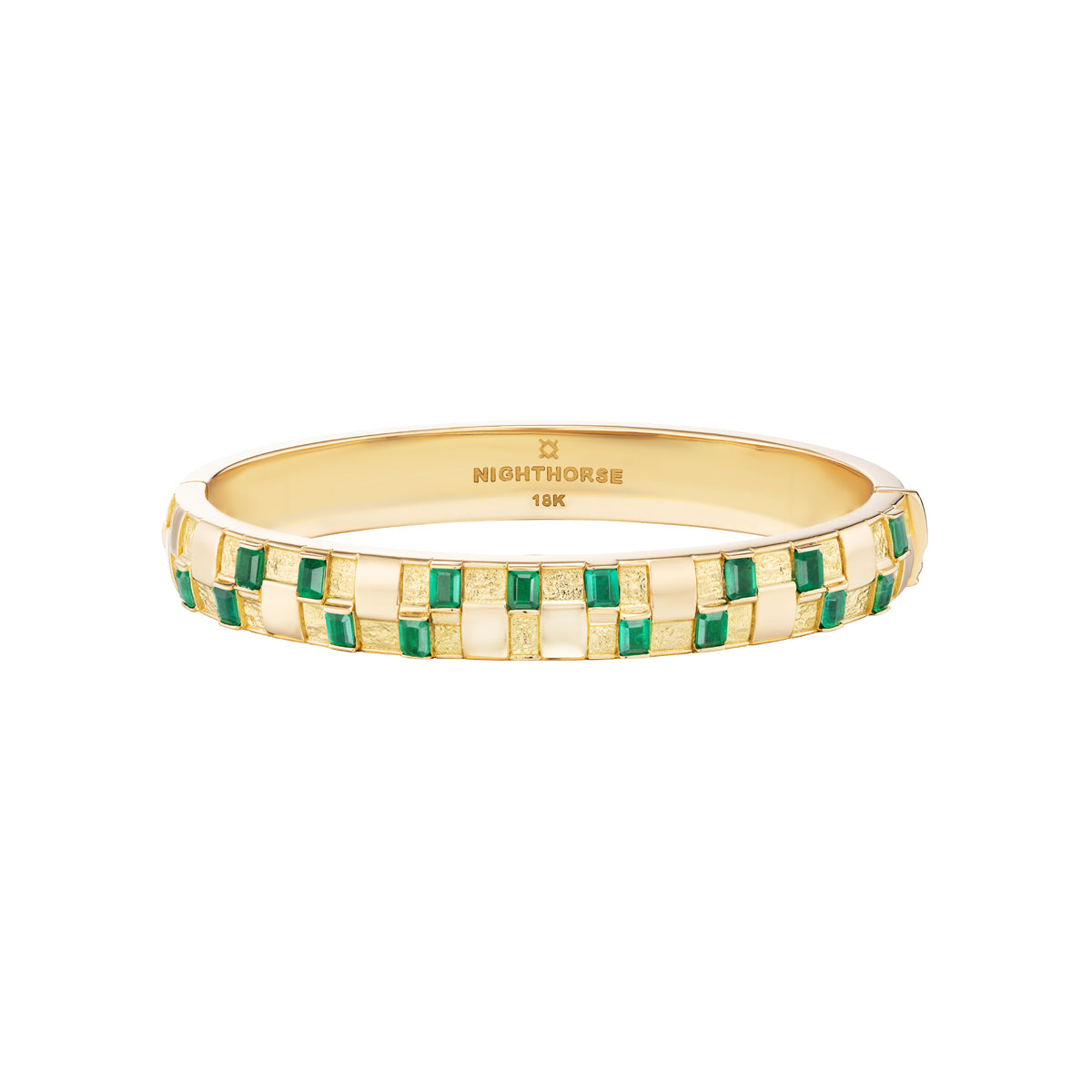 Nighthorse Jewelry. Ben Nighthorse Campbell. Emerald Cuff