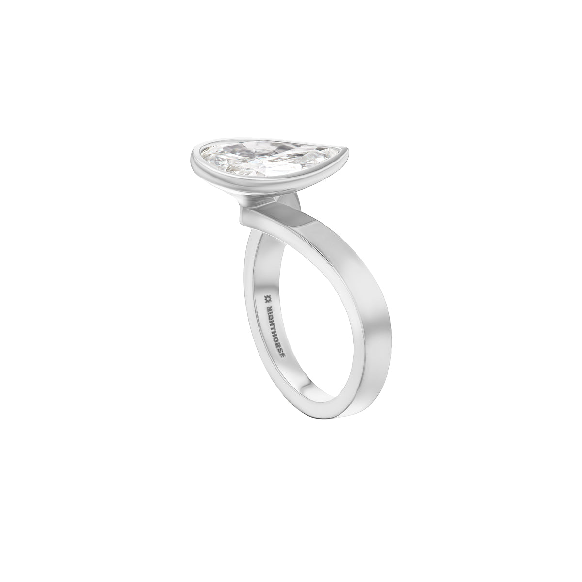 Lightning Engagement Ring Set