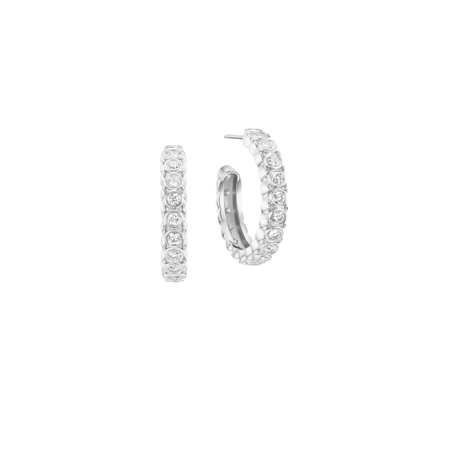 Morning Drop Hoops (Diamonds)