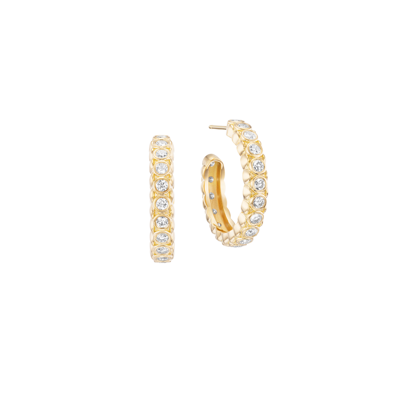 Morning Drop Hoops (Diamonds)