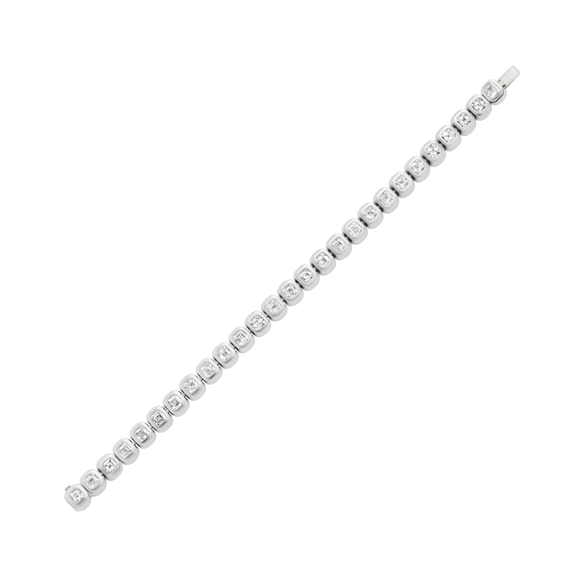 Tennis Bracelet - Diamonds Asscher Cut