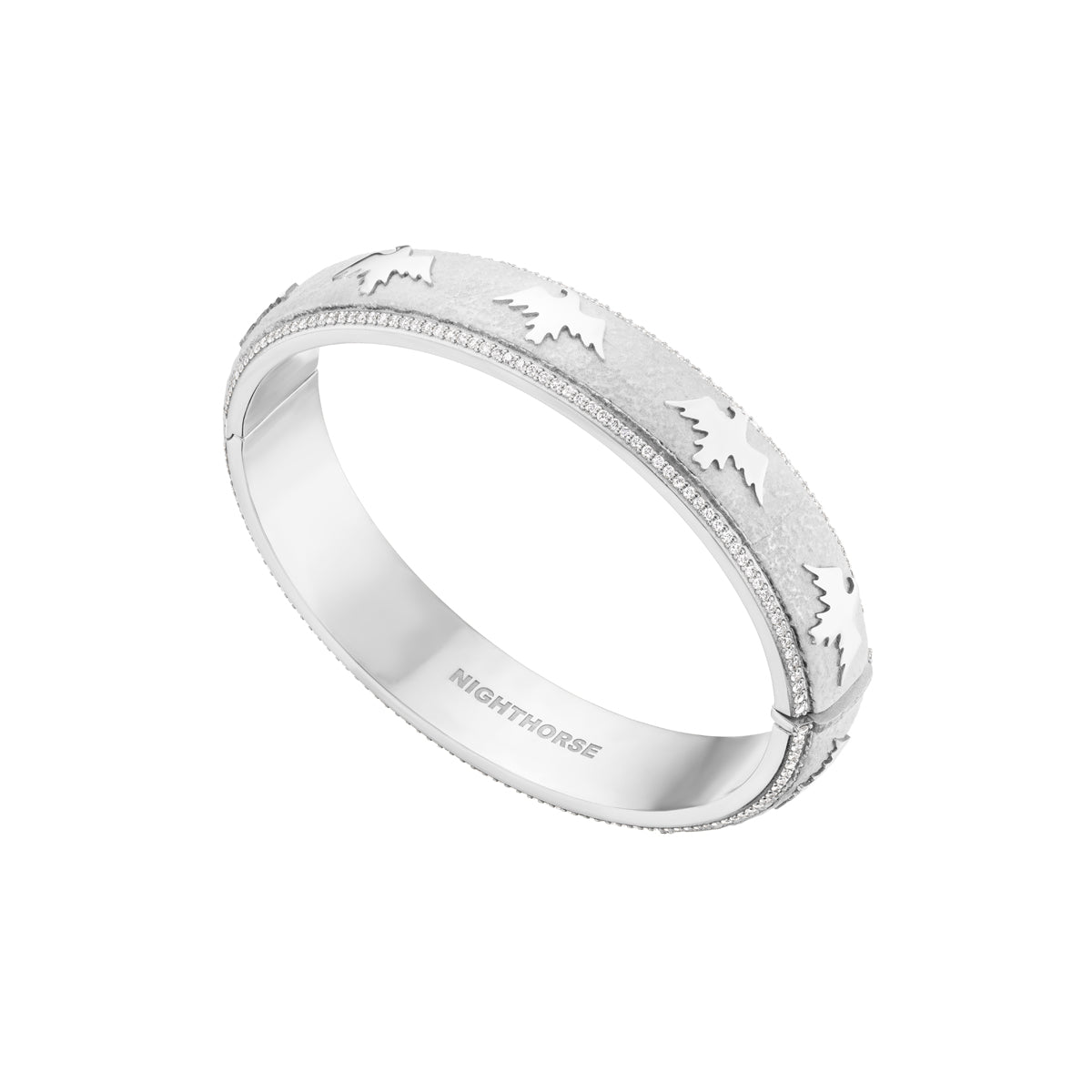 Nighthorse Jewelry. Ben Nighthorse Campbell. Cuff Bracelet. Diamond Bracelet