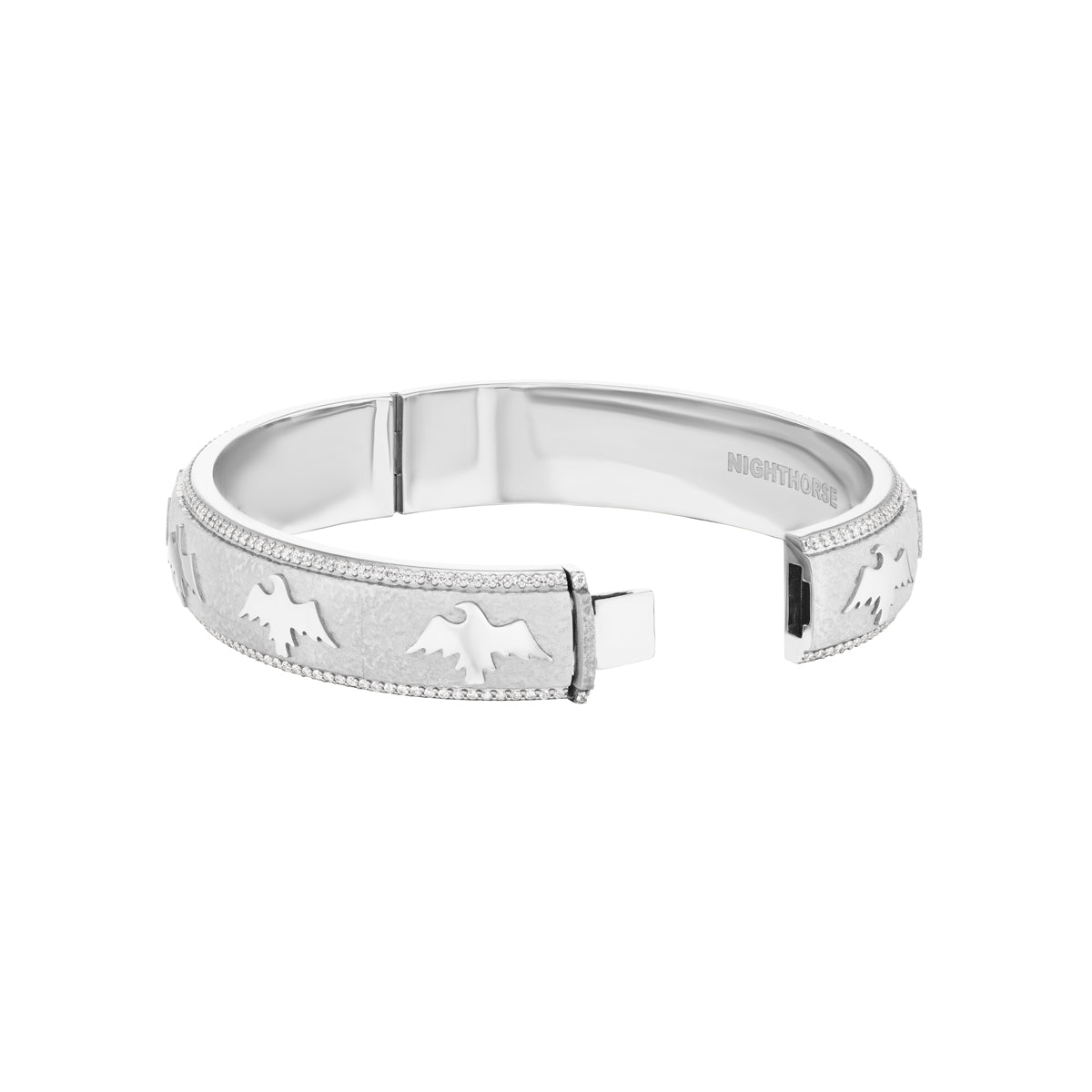 Nighthorse Jewelry. Ben Nighthorse Campbell. Cuff Bracelet. Diamond Bracelet