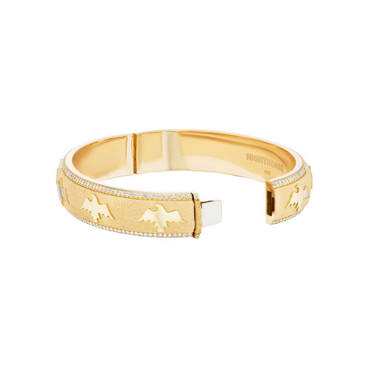 Nighthorse Jewelry. Ben Nighthorse Campbell. Cuff Bracelet. Diamond Bracelet