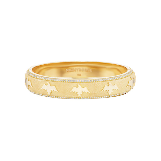 Nighthorse Jewelry. Ben Nighthorse Campbell. Cuff Bracelet. Diamond Bracelet