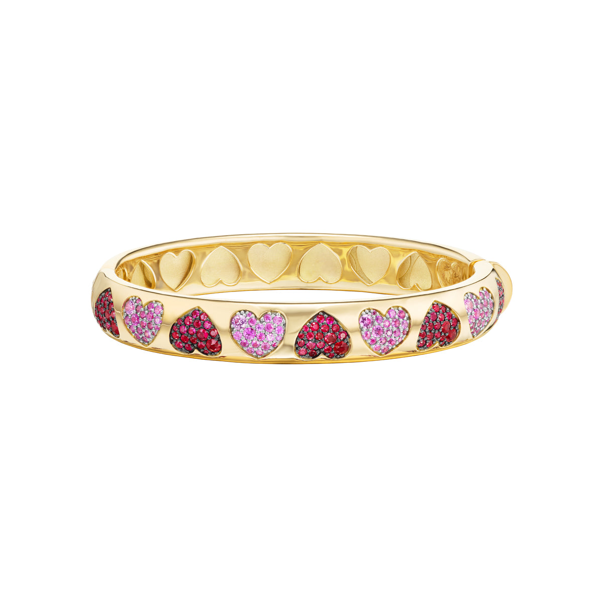Heart Bangle Bracelet