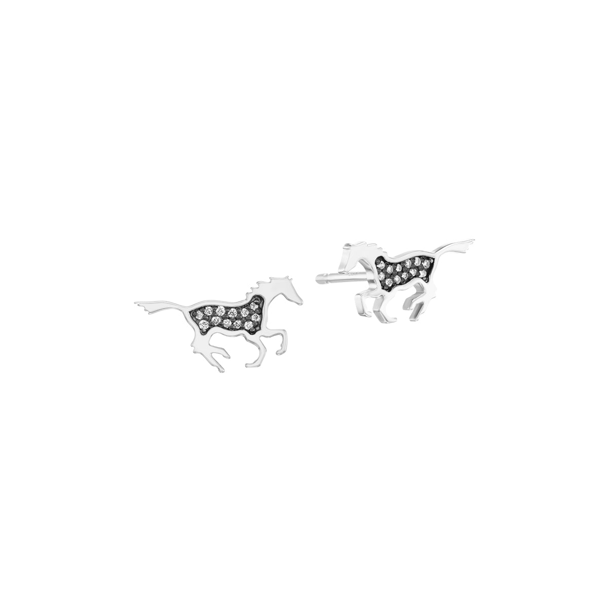 Nighthorse Jewelry. Ben Nighthorse Campbell. Diamond earrings.
