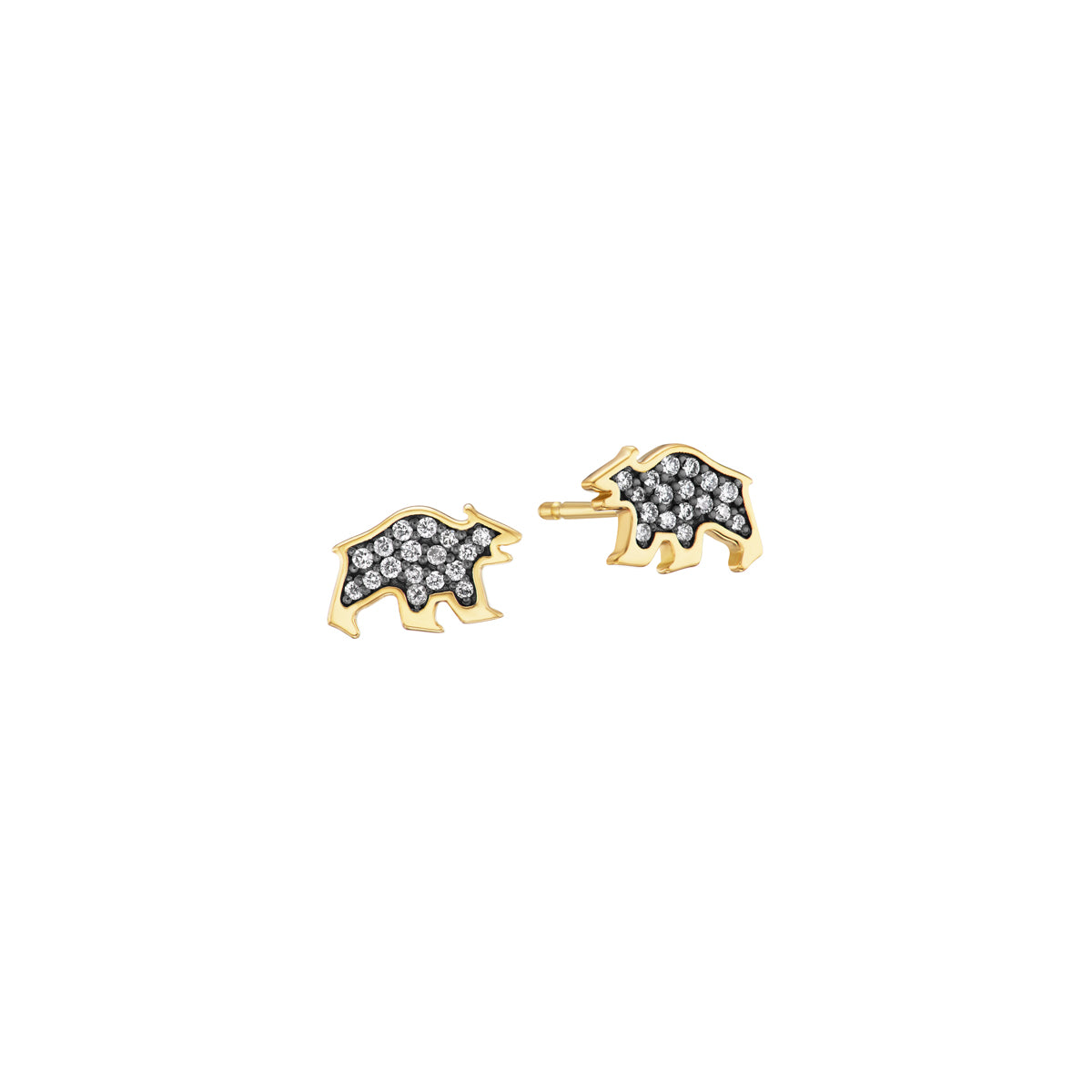 Nighthorse Jewelry. Ben Nighthorse Campbell. Diamond earrings.