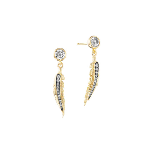 Nighthorse Jewelry. Ben Nighthorse Campbell. Diamond earrings.