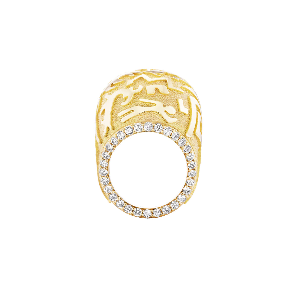 Rock Art Dome Ring