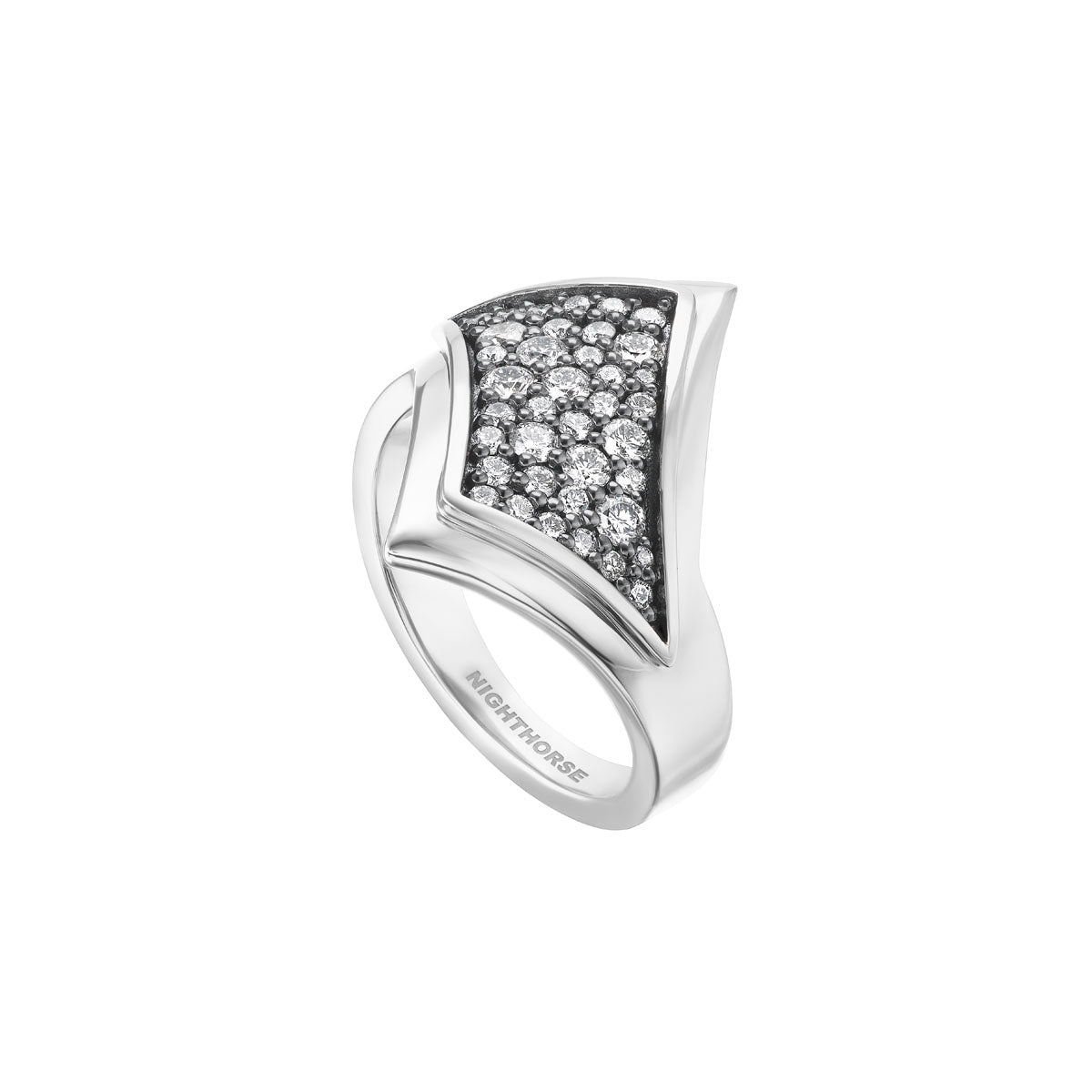 Nighthorse Jewelry. Ben Nighthorse Campbell. Diamond Ring.