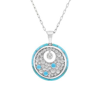 Galaxy Pendant Large (Turquoise)