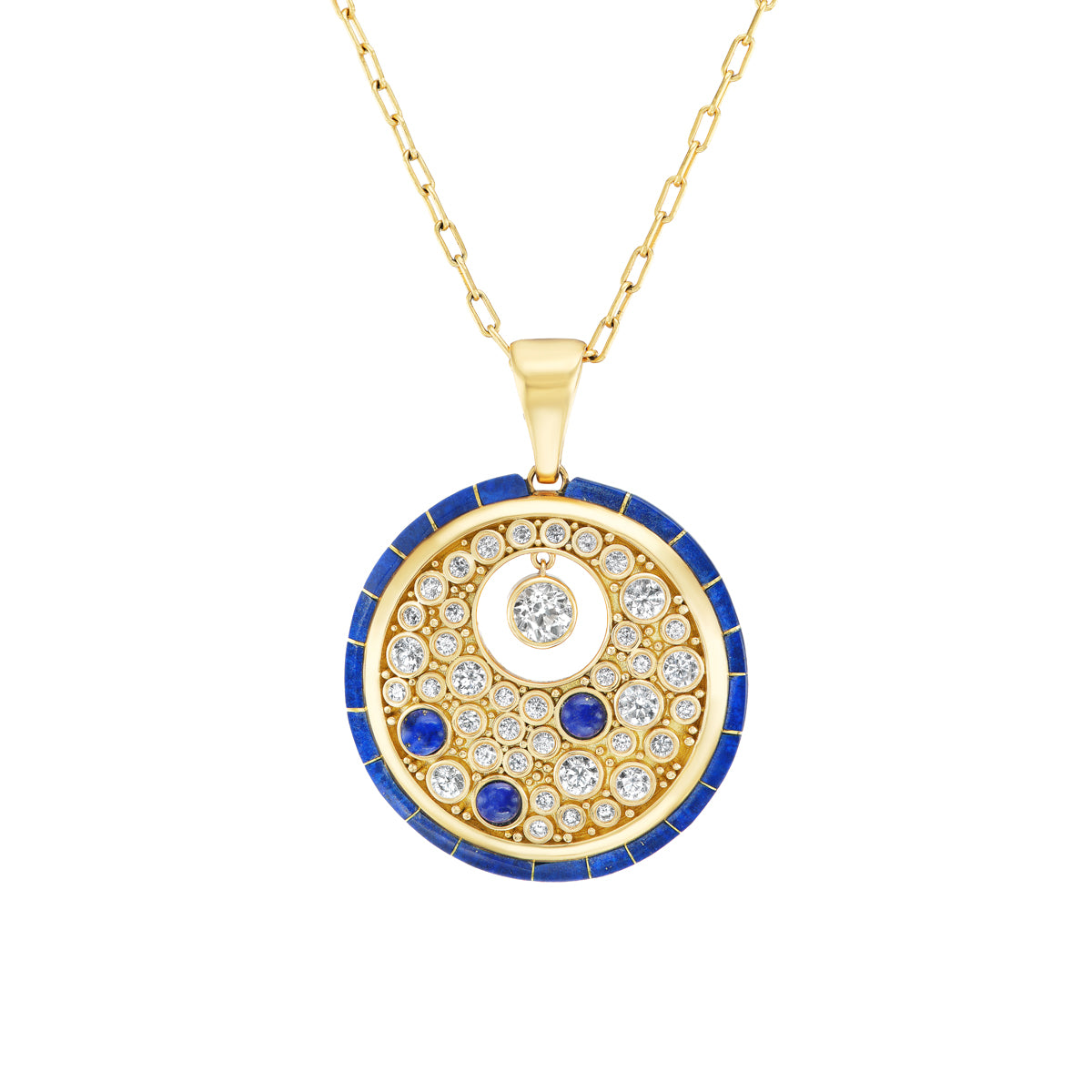 Galaxy Pendant Large (Turquoise)