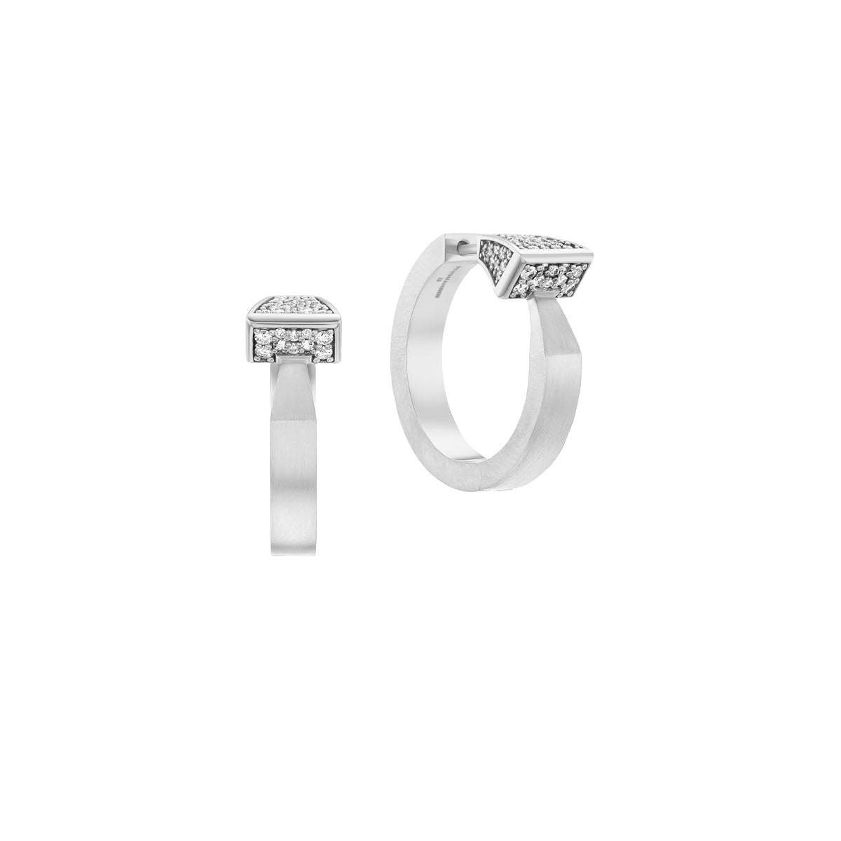 Horseshoe Nail Hoop Earrings
