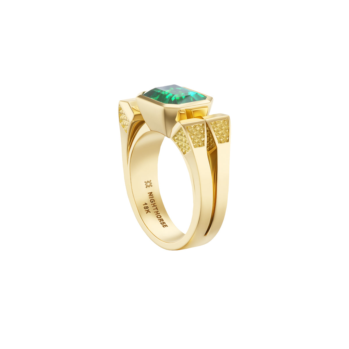 Horseshoe Nail Signet Ring