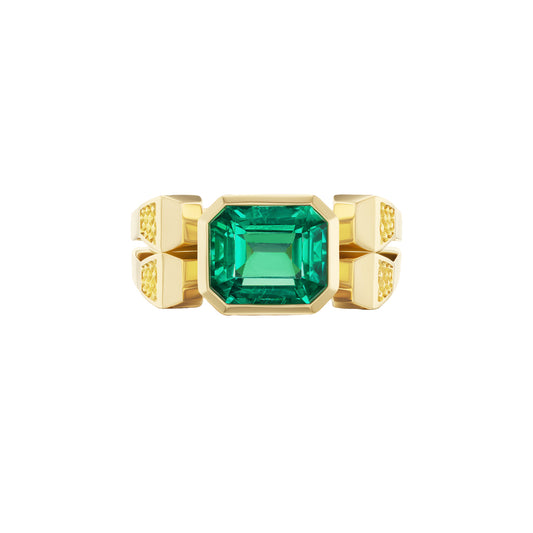 Horseshoe Nail Signet Ring