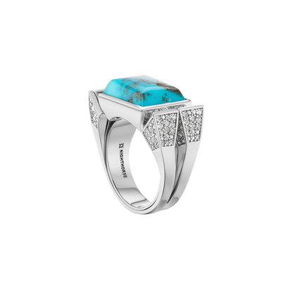 Kingman Horseshoe Nail Ring