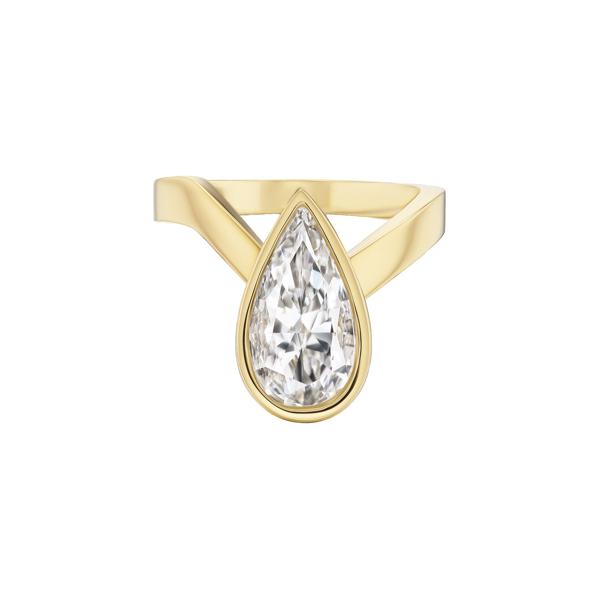 Lightning Engagement Ring Set