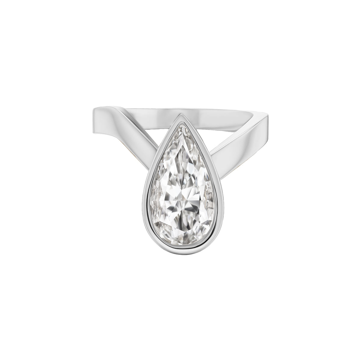 Lightning Engagement Ring Set