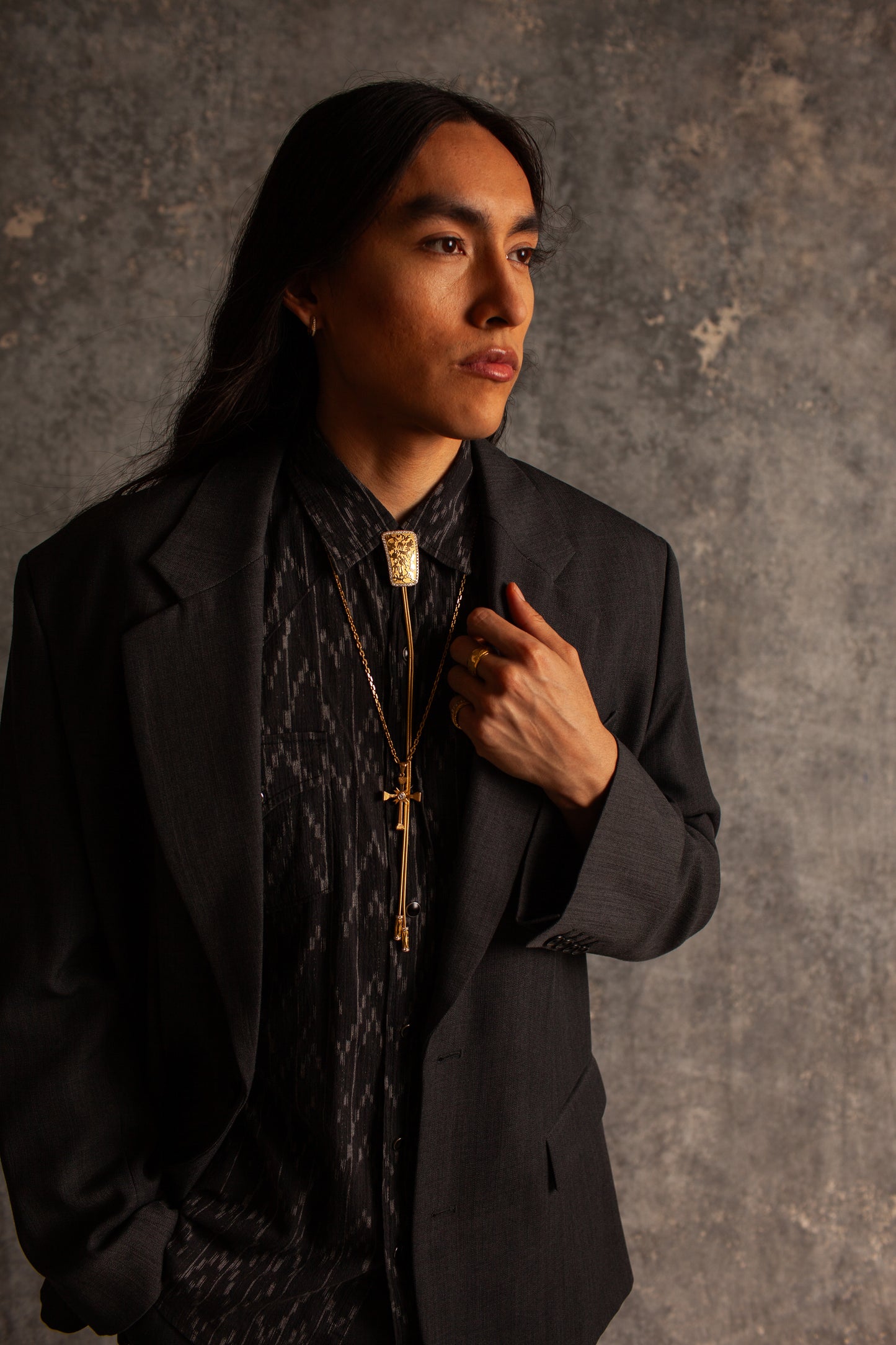 Rock Art Bolo Tie