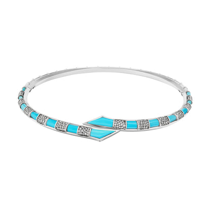 Rainbow Torque Necklace