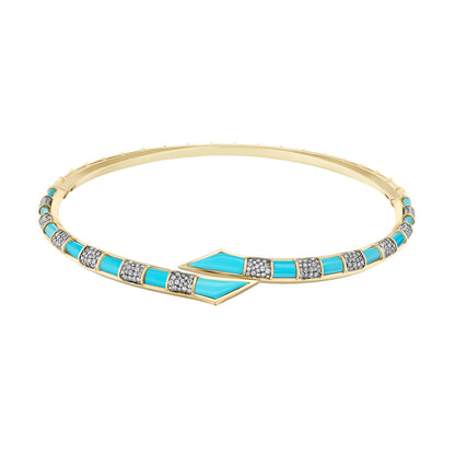 Rainbow Torque Necklace