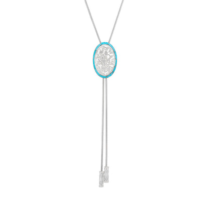 Rock Art Bolo Tie - Inlay