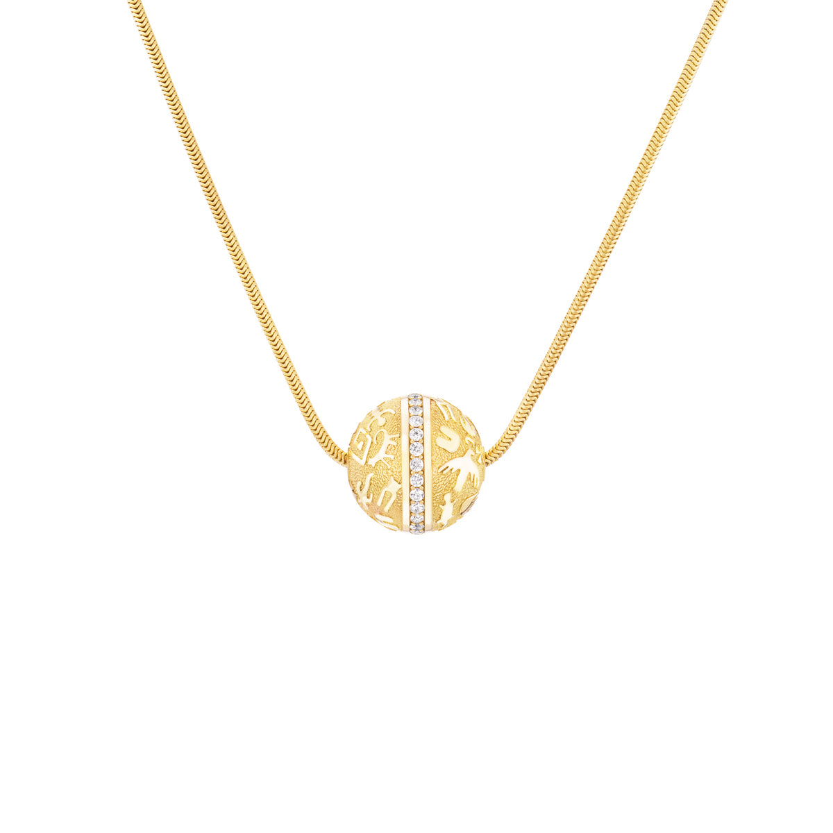 Rock Art Bead (Diamonds)