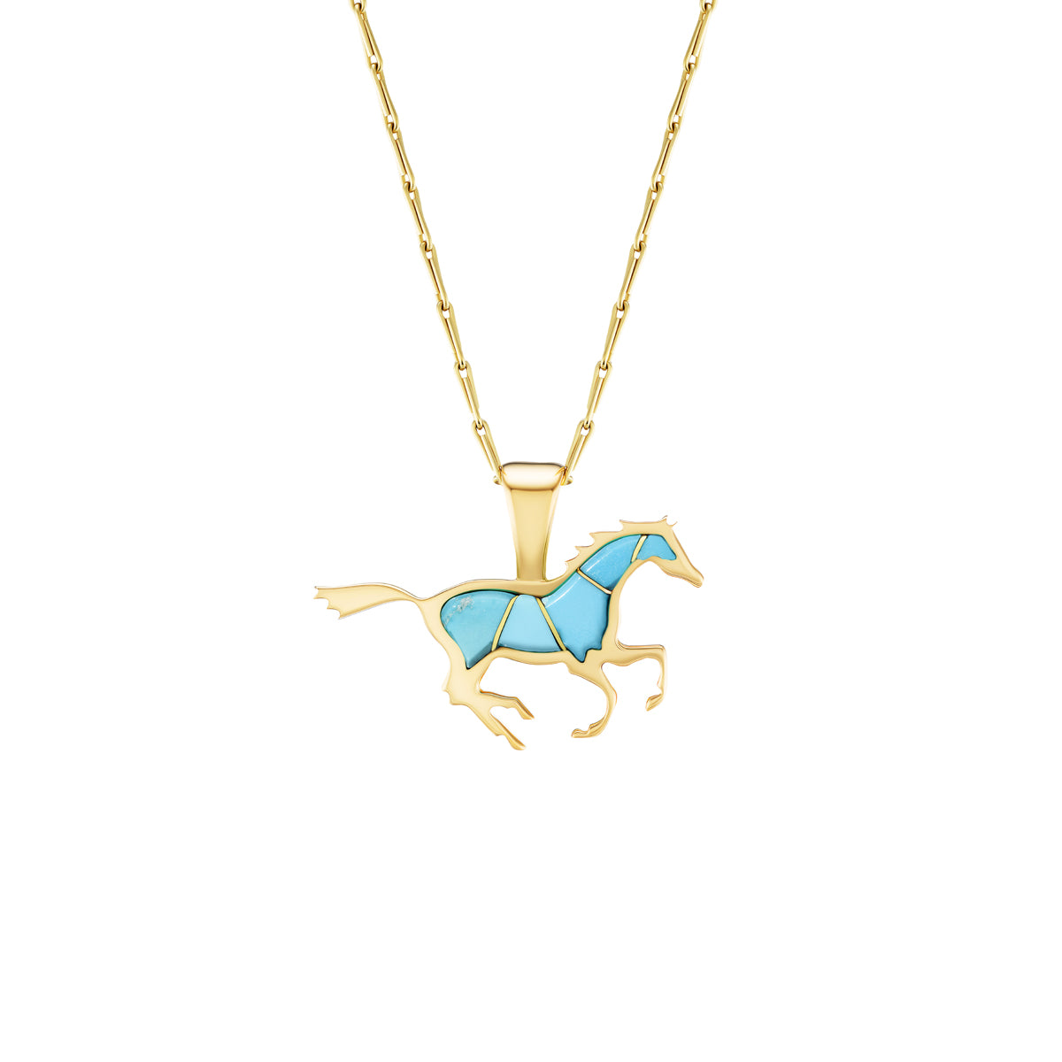Running Horse Pendant (Inlay)