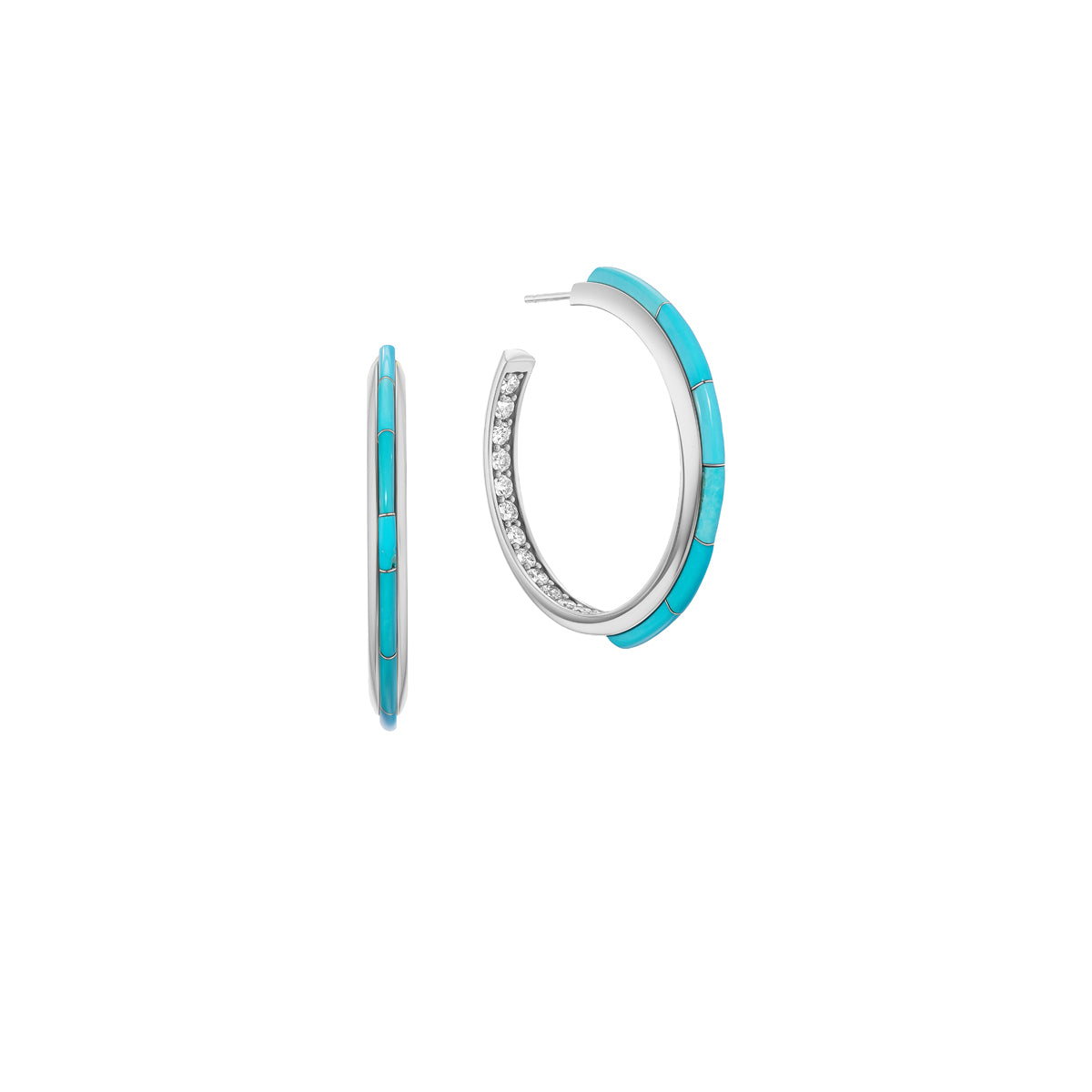Slimline Inlay Hoops