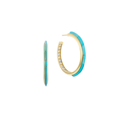 Slimline Inlay Hoops