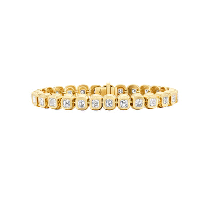 Tennis Bracelet - Diamonds Asscher Cut