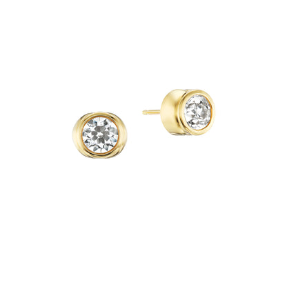 Tennis Diamond Stud Earrings