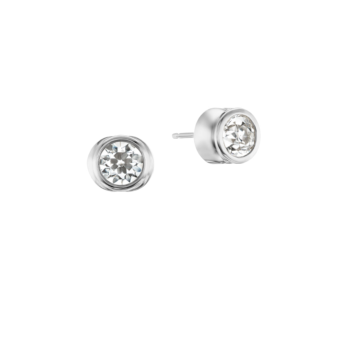 Tennis Diamond Stud Earrings