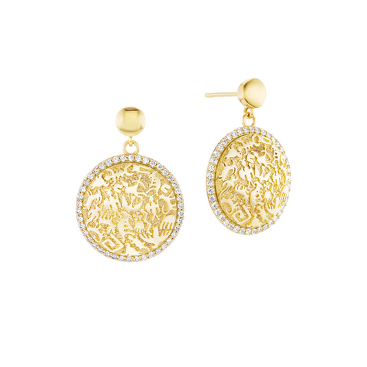 Rock Art Earrings
