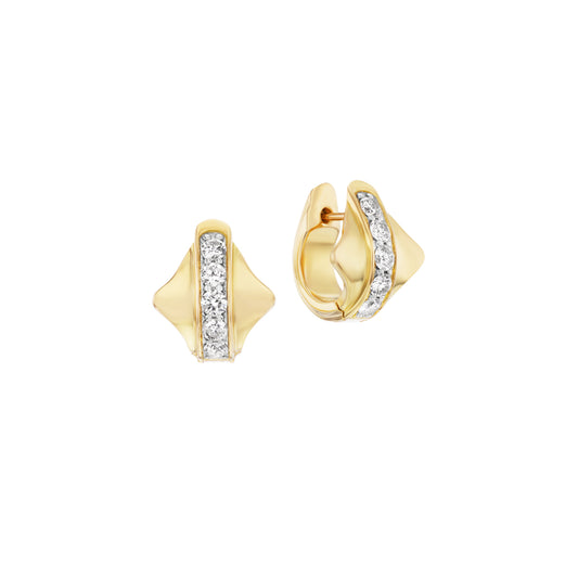 Princess Huggie Earrings
