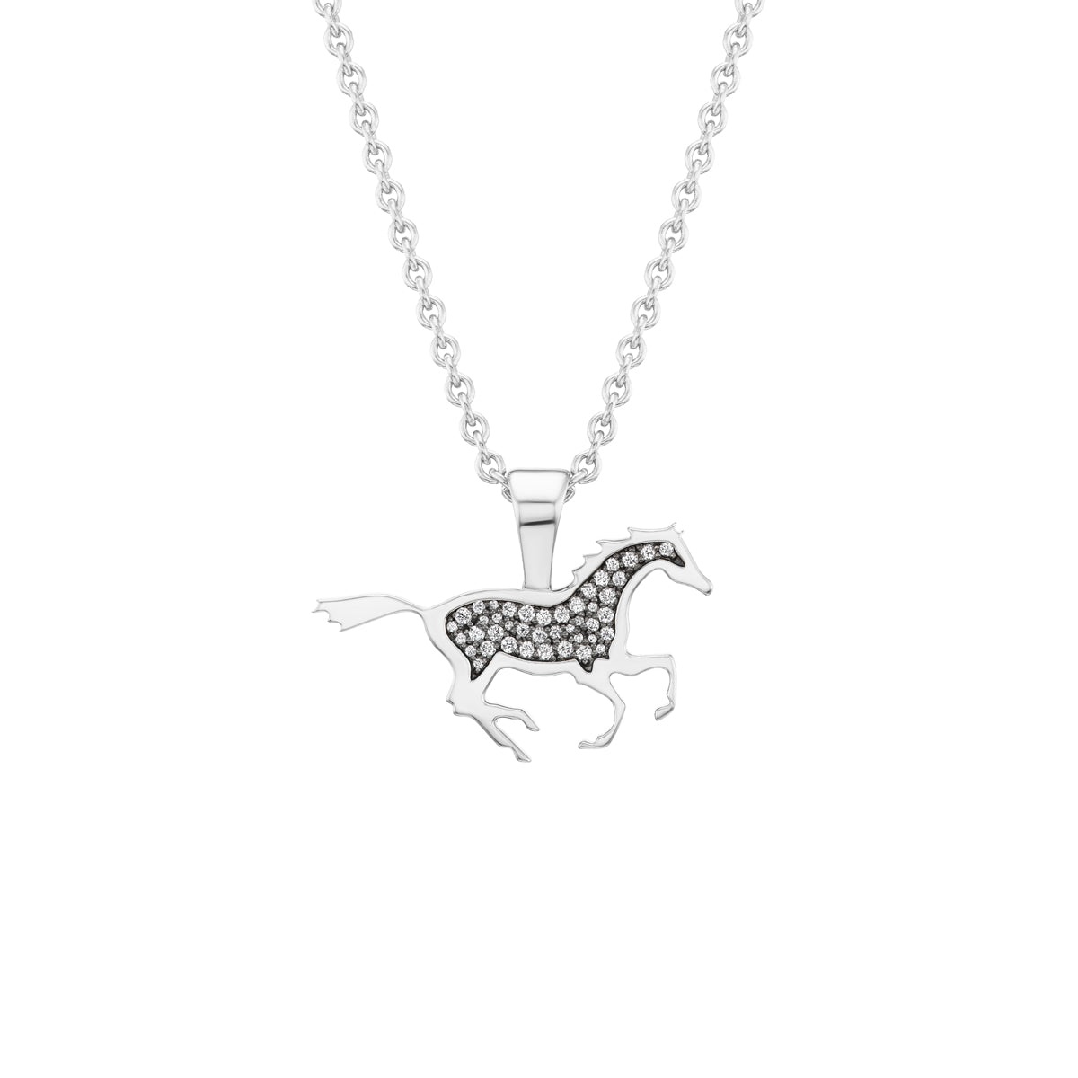 Running Horse Pendant (Diamonds)