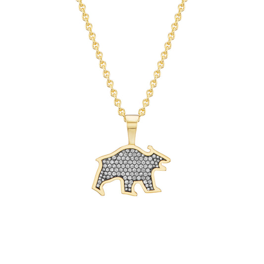 Bear Pendant (Diamonds)