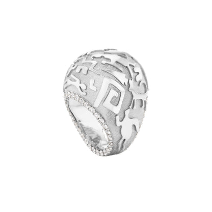 Rock Art Dome Ring